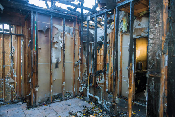 Professional Fire Damage Removal technician working in Voorhees, NJ
